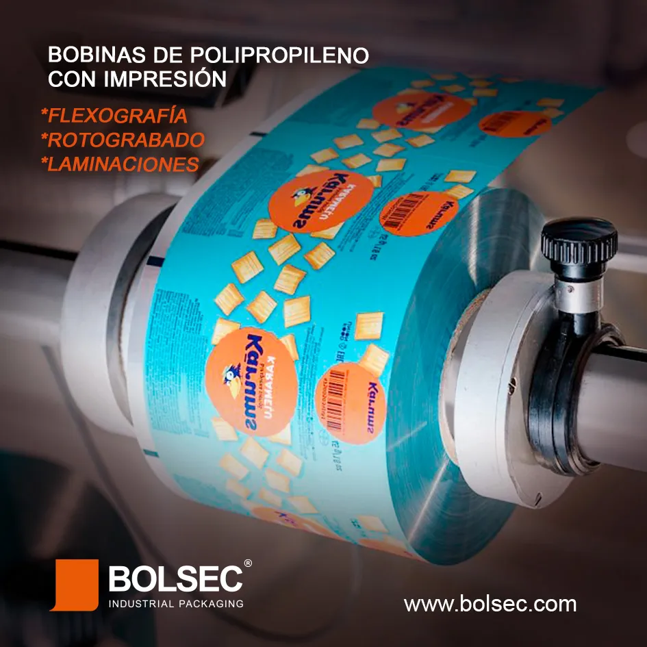 fabricante bobinas de polipropileno con impresión en México