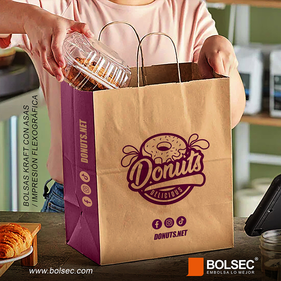 bolsas de papel kraft con logo